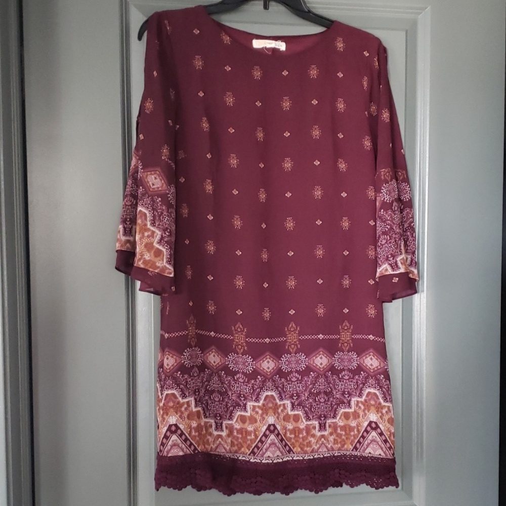 Rewind Boho shift dress